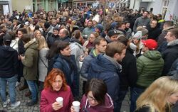 Das »Bermudadreieck« zwischen Oberamtei- und Kanzleistraße war auch ohne Außenbars so voll wie immer.