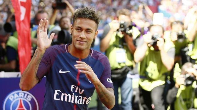 Der teuerste Fußballer der Welt: Naymar von Paris Saint-Germain. Foto: Francois Mori