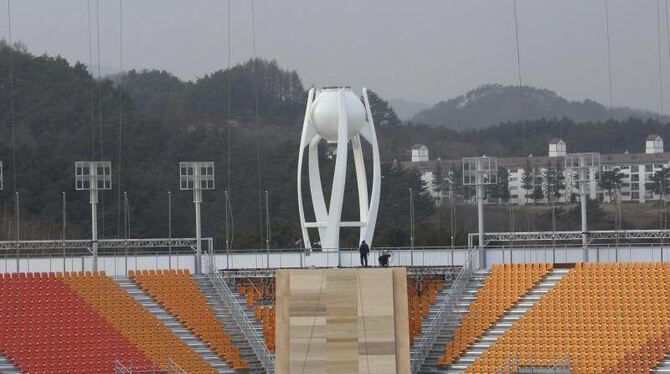Das Olympiastadion in Pyeongchang. Foto: Ahn Young-Joon