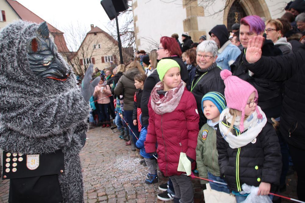 Narrenumzug der Uschlaberghexa in Pfullingen 2018