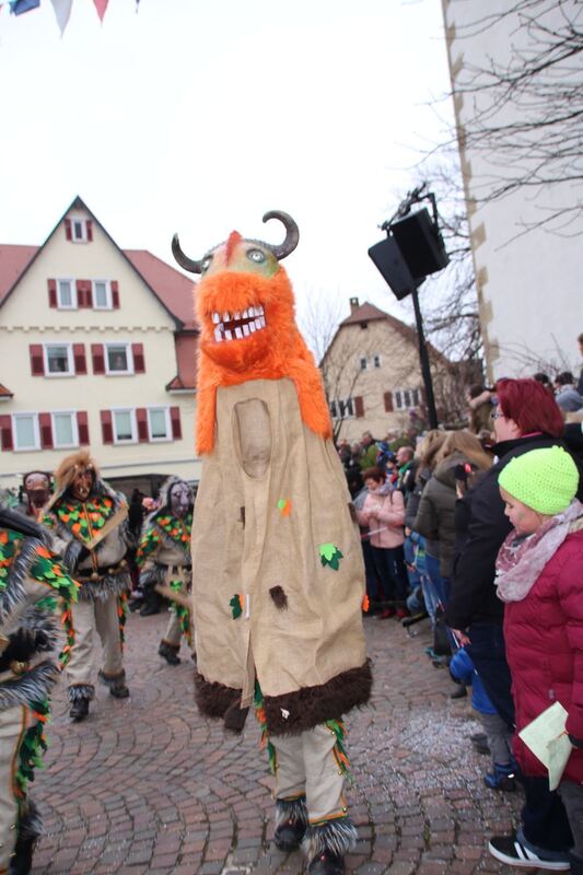 Narrenumzug der Uschlaberghexa in Pfullingen 2018