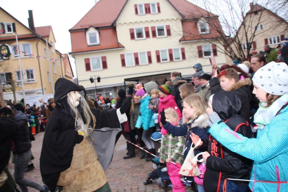 Narrenumzug der Uschlaberghexa in Pfullingen 2018