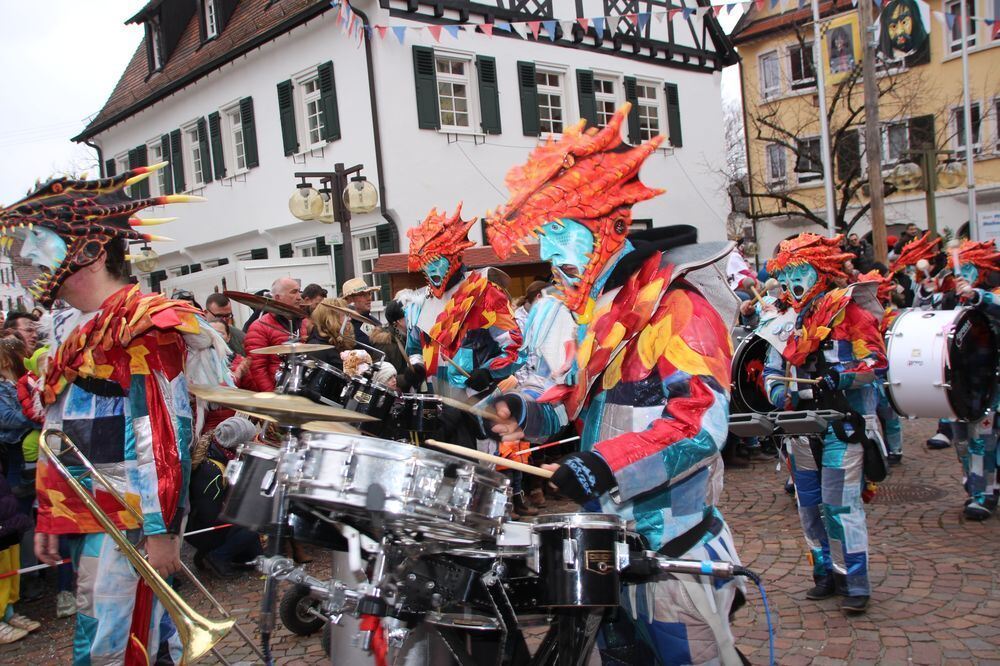 Narrenumzug der Uschlaberghexa in Pfullingen 2018