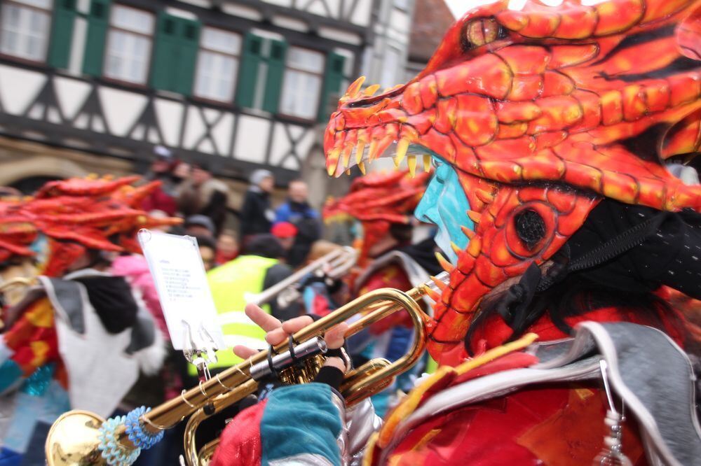 Narrenumzug der Uschlaberghexa in Pfullingen 2018