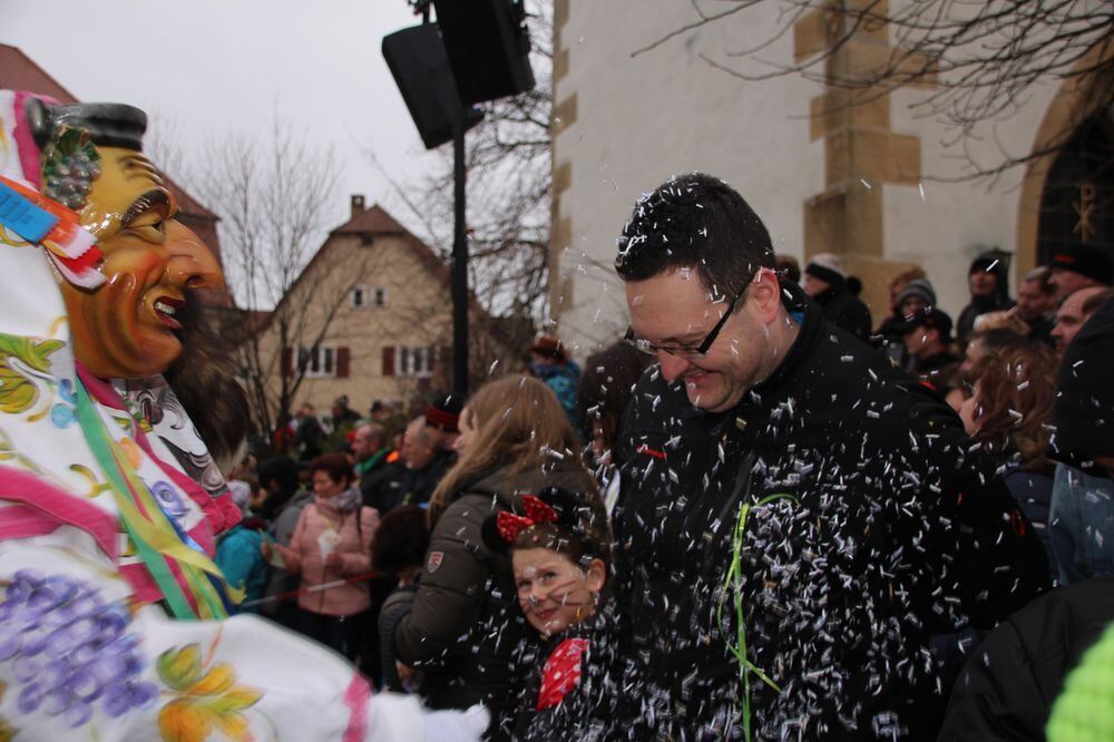 Narrenumzug der Uschlaberghexa in Pfullingen 2018