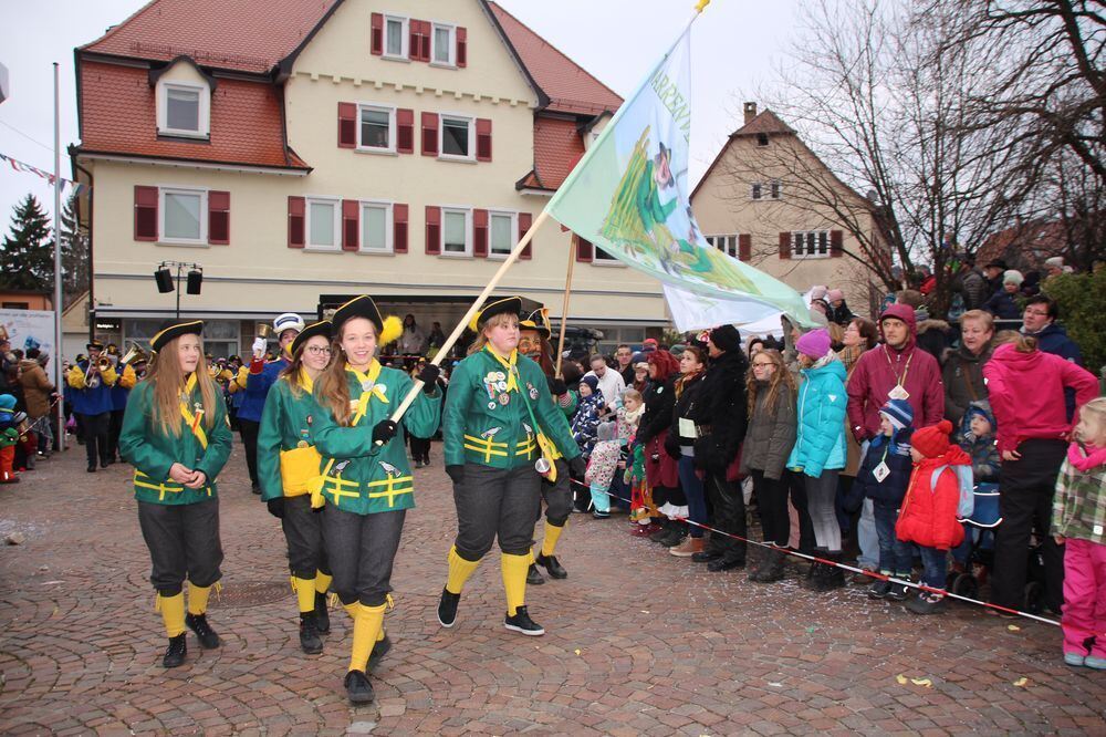 Narrenumzug der Uschlaberghexa in Pfullingen 2018