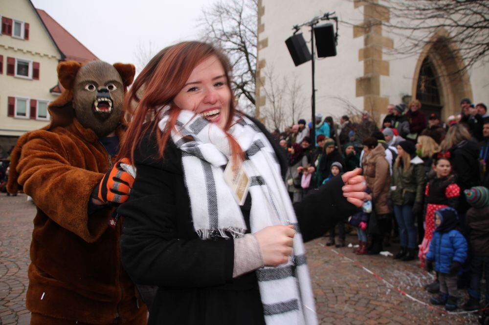 Narrenumzug der Uschlaberghexa in Pfullingen 2018