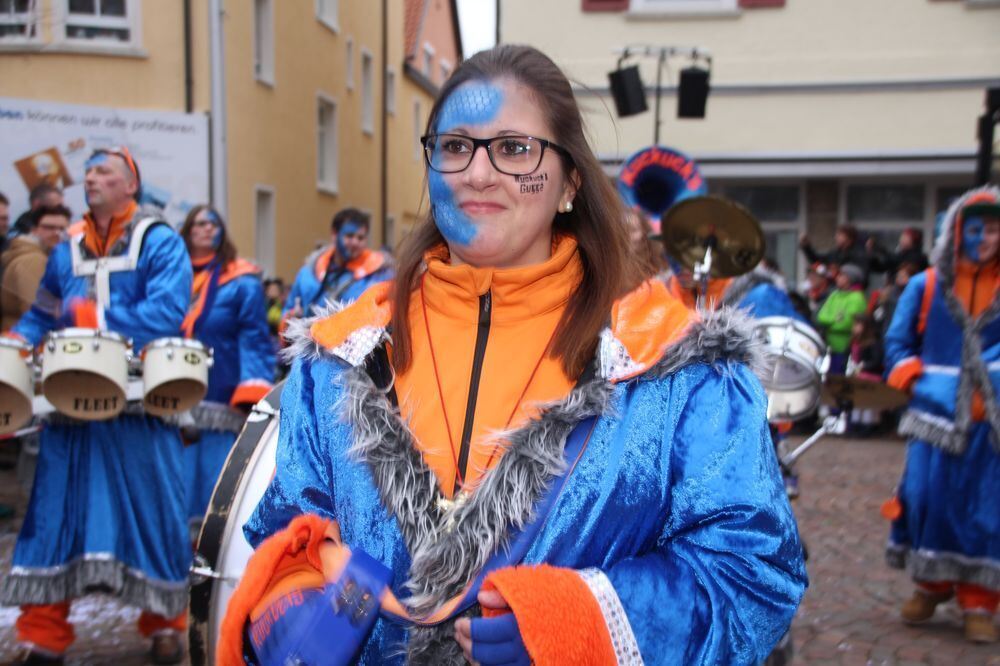 Narrenumzug der Uschlaberghexa in Pfullingen 2018