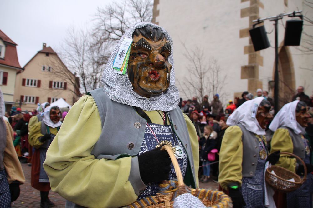 Narrenumzug der Uschlaberghexa in Pfullingen 2018