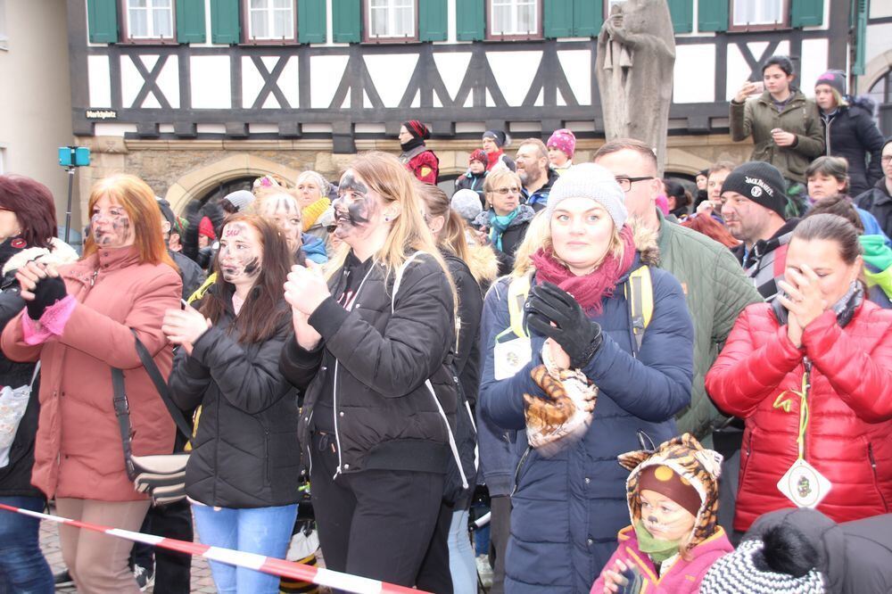 Narrenumzug der Uschlaberghexa in Pfullingen 2018