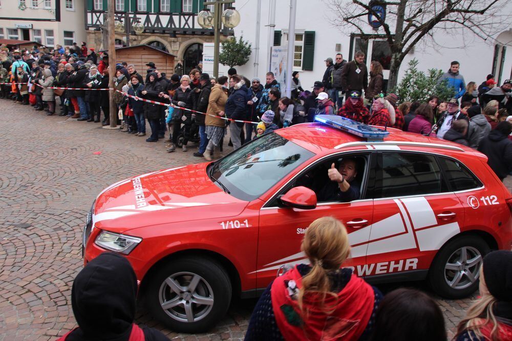 Narrenumzug der Uschlaberghexa in Pfullingen 2018