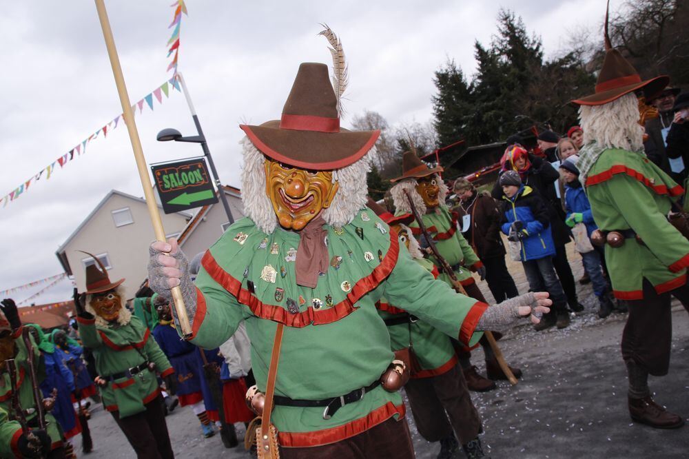 Narrenumzug in Hohenstein-Oberstetten 2018