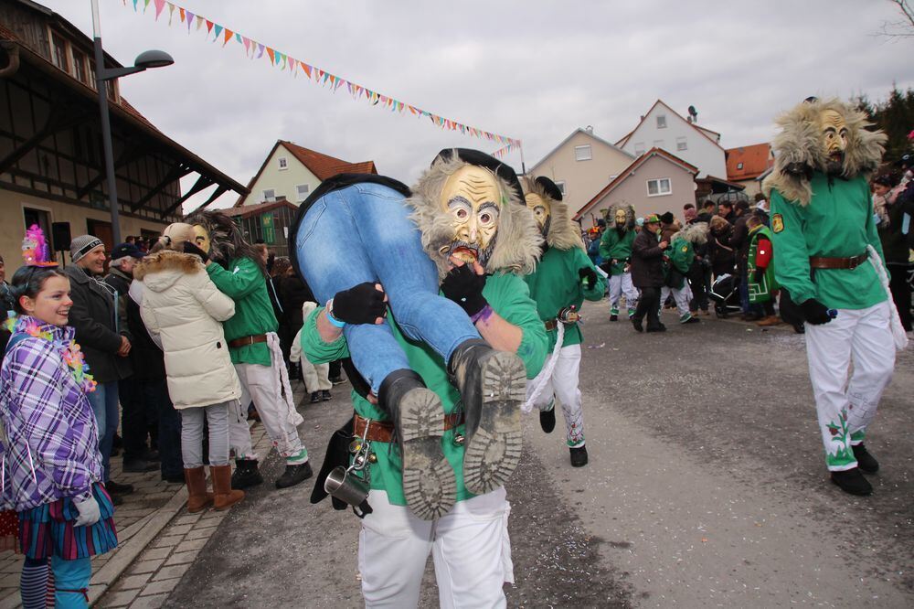 Narrenumzug in Hohenstein-Oberstetten 2018