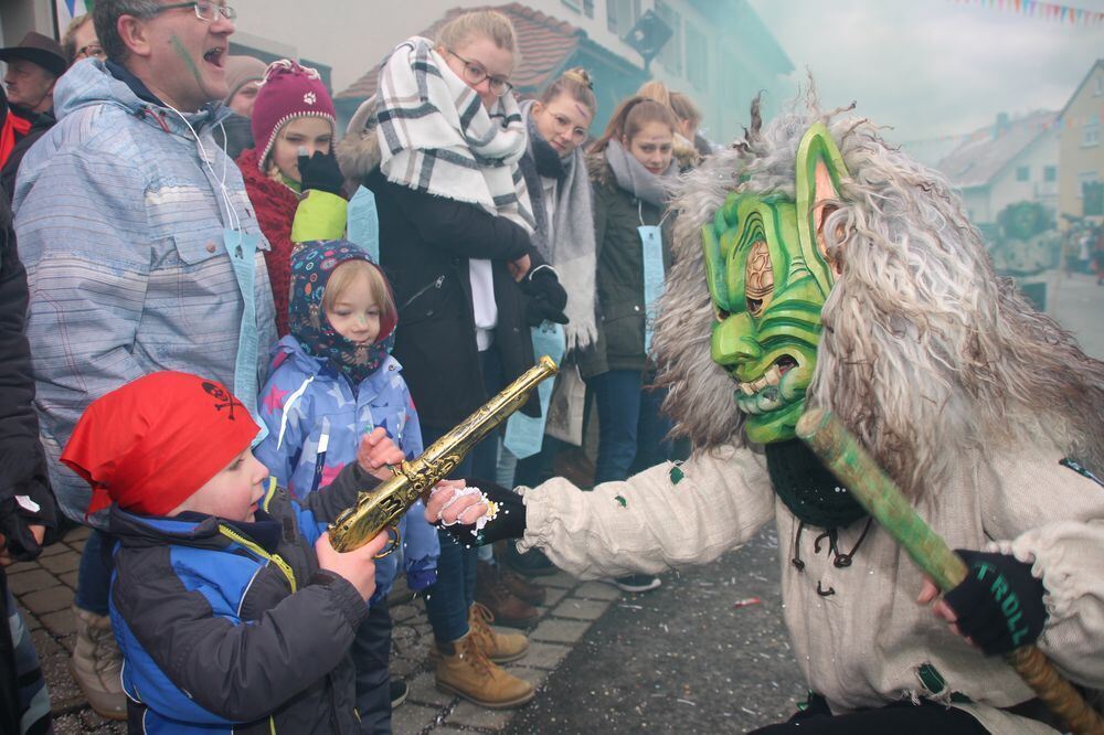 Narrenumzug in Hohenstein-Oberstetten 2018