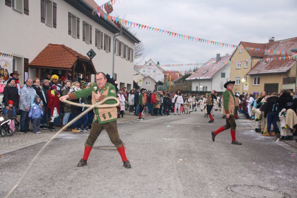 Narrenumzug in Hohenstein-Oberstetten 2018
