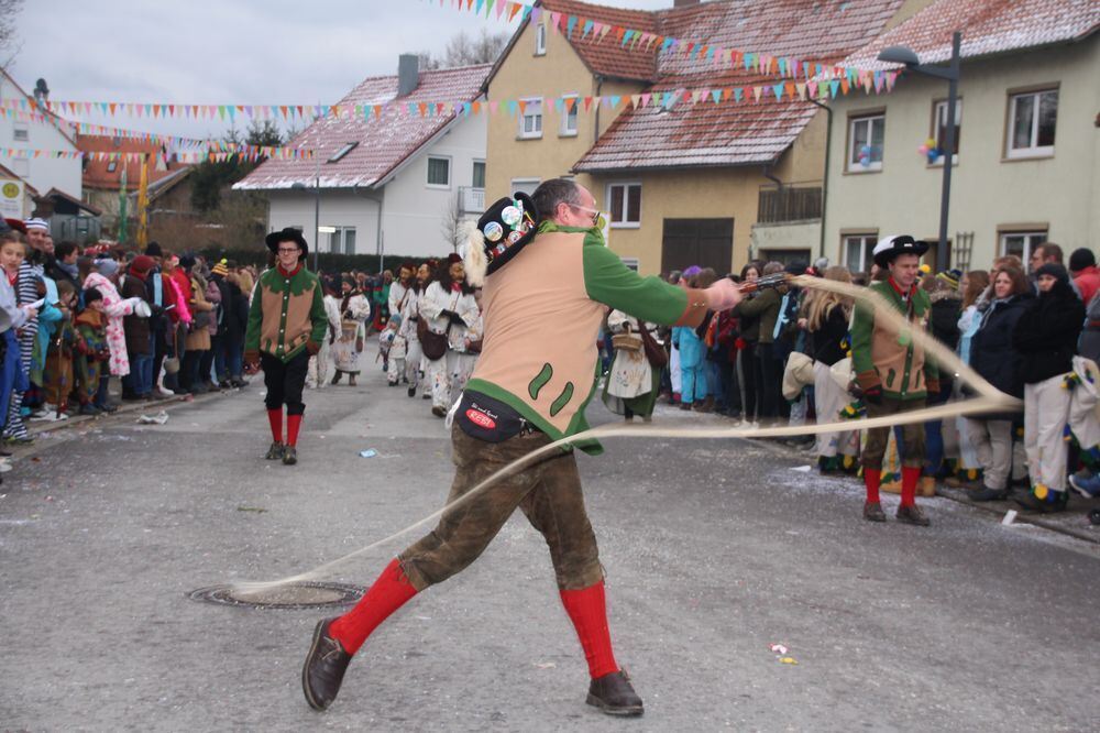 Narrenumzug in Hohenstein-Oberstetten 2018