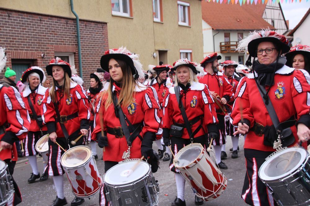 Narrenumzug in Hohenstein-Oberstetten 2018