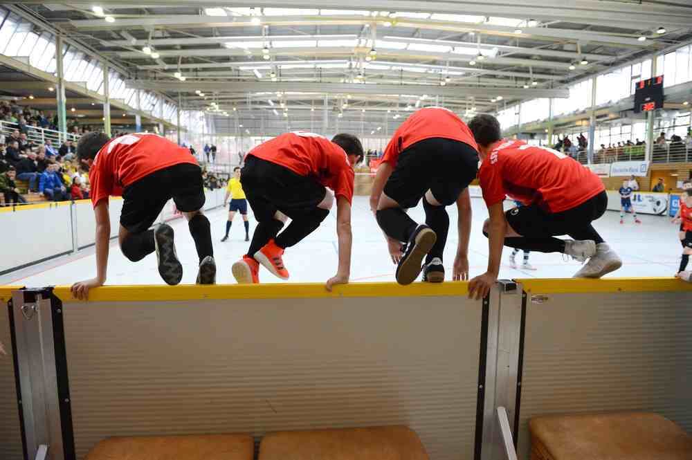 Internationales U12 Fußballturnier in der Storlachhalle