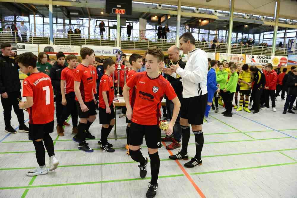 Internationales U12 Fußballturnier in der Storlachhalle