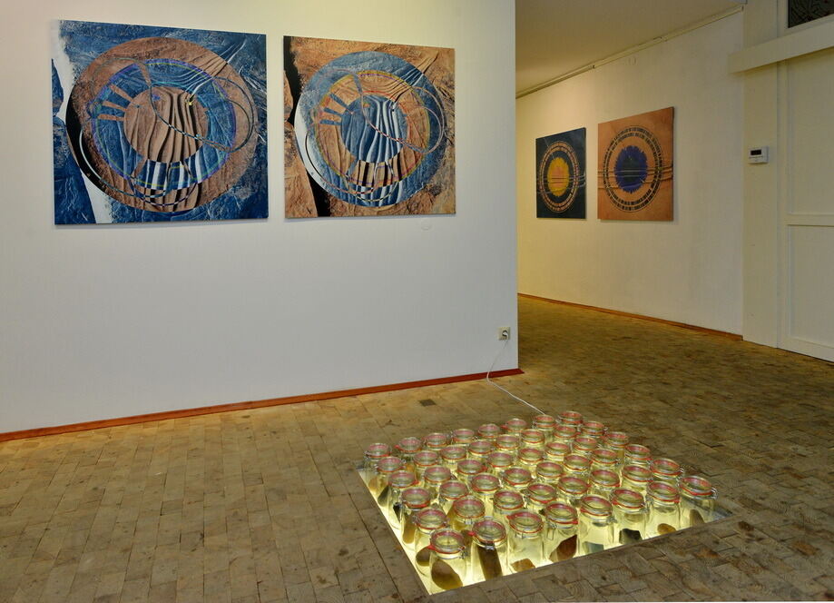 Künstlerbund Tübingen Dieter Luz und Peter-Michael Weber »stein - zeit«