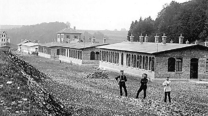 Das Alte Lager in Münsingen - hier noch während der Bauphase - steht komplett unter Denkmalschutz. GEA-ARCHIV-FOTO
