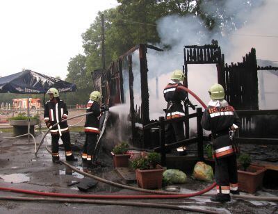 Brand beim Reiterstüble Sondelfingen