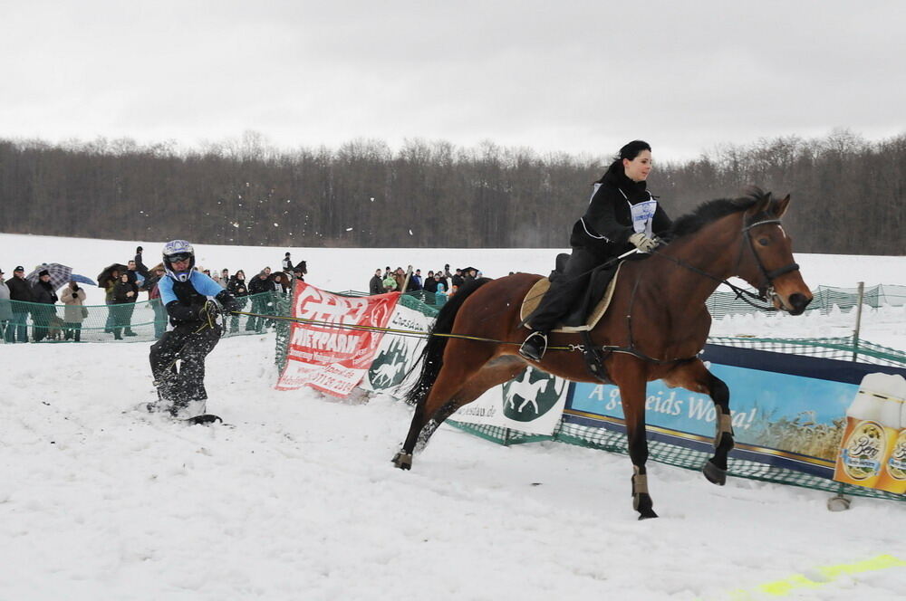 Skijöring und Schlittenrennen Holzelfingen