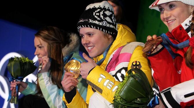 Mit Gold im Riesenslalom ist Viktoria Rebensburg die Überraschung gelungen.