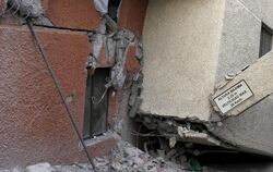 Erdbeben Chile  Eingestürztes Gebäude