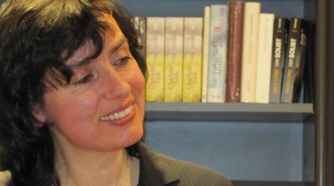 Alissa Walser bei Osiander. FOTO: VIT