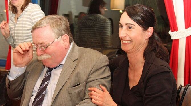 Die nominierten FDP-Landtagskandidaten für 2011: MdL Hagen Kluck und Wibke Steinhilber. FOTO: BAIER