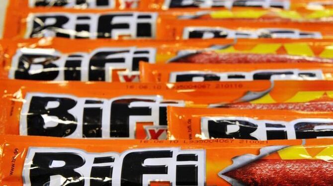 Bifi-Verpackungen: Der Unilever-Konzern hat 100.000 Packungen seiner Mini-Salami Bifi zurückgerufen.