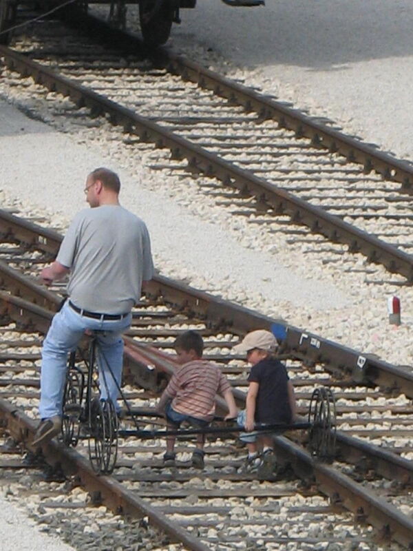 Bahnhofsfest Eröffnung Lokschuppen Münsingen