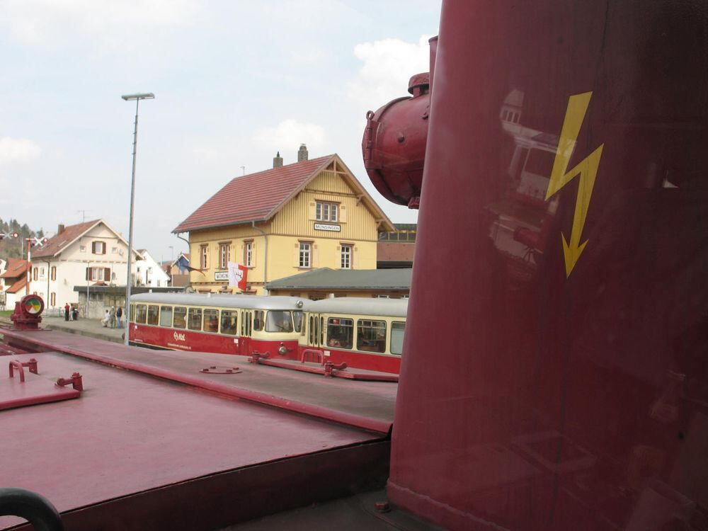 Bahnhofsfest Eröffnung Lokschuppen Münsingen