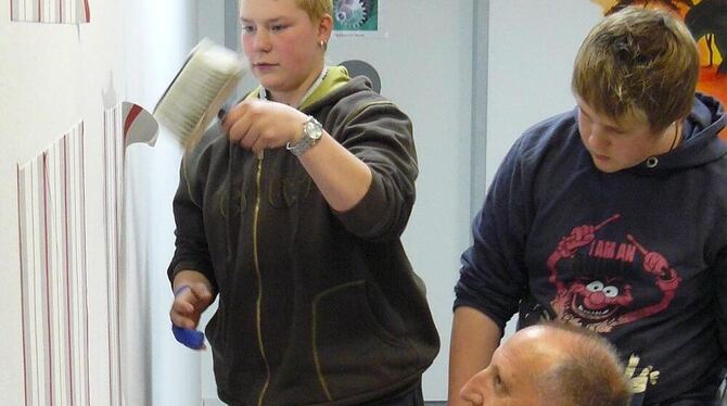 Beim Berufsschnuppertag konnten Achtklässler erste Praxiserfahrung sammeln.