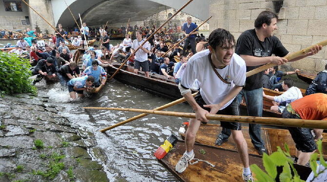 Stocherkahnrennen Tübingen 2010