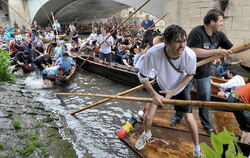 Stocherkahnrennen Tübingen 2010