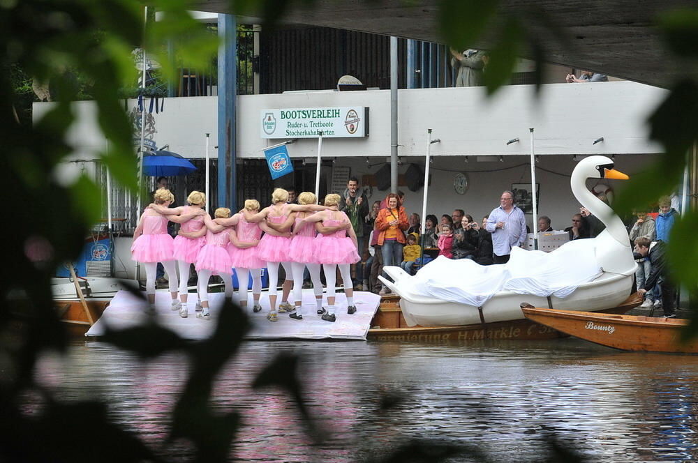 Stocherkahnrennen Tübingen 2010