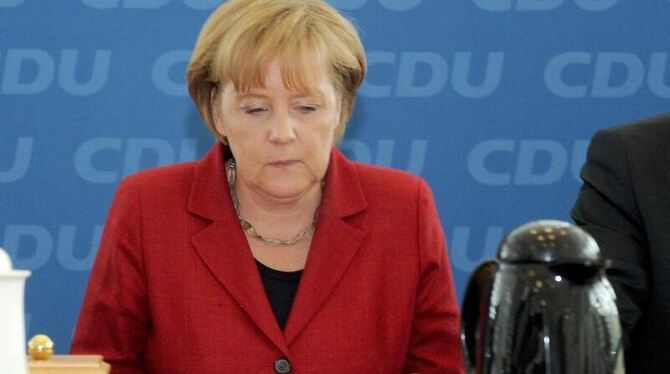 Die CDU-Vorsitzende und Bundeskanzlerin Angela Merkel, hat Mühe, Ruhe in die schwarz-gelbe Koalition zu bringen.