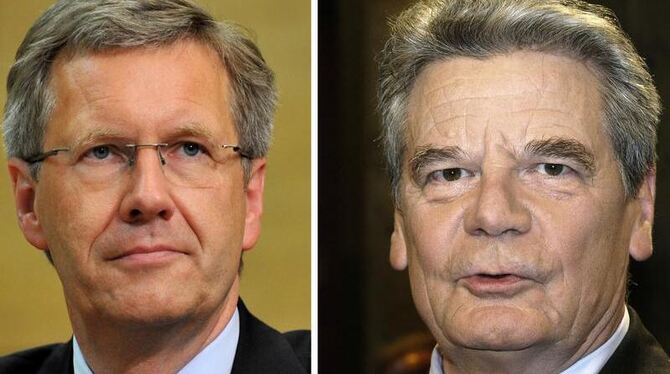 Die Kandidaten Christian Wulff (links) und Joachim Gauck. Die Kandidaten Christian Wulff (links) und Joachim Gauck.
