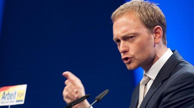 FDP-Generalsekretär Christian Lindner sieht die Hotelsteuer als einen Fehler an. (Archivbild)