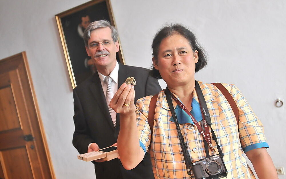 Die thailändische Prinzessin Maha Chakri Sirindhorn in Tübingen