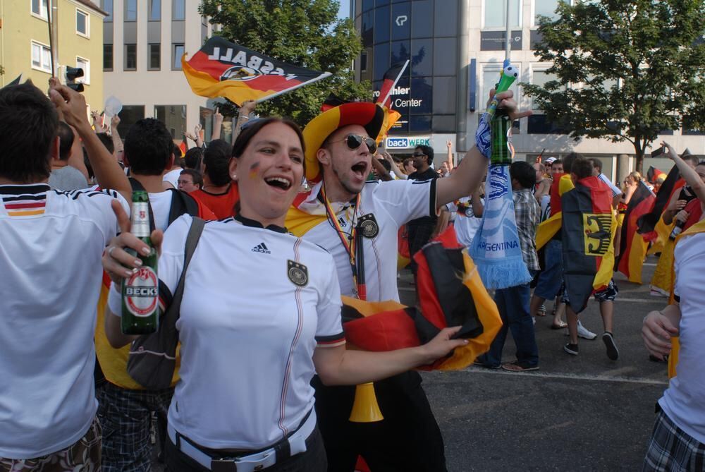 WM 2010 Deutschland - Argentinien