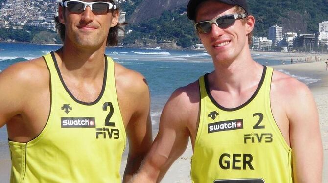 Ließen sich von der Anfeuerung des ukrainischen Publikums für ihre Final-Gegner nicht aus dem Konzept bringen: Stefan Schneider