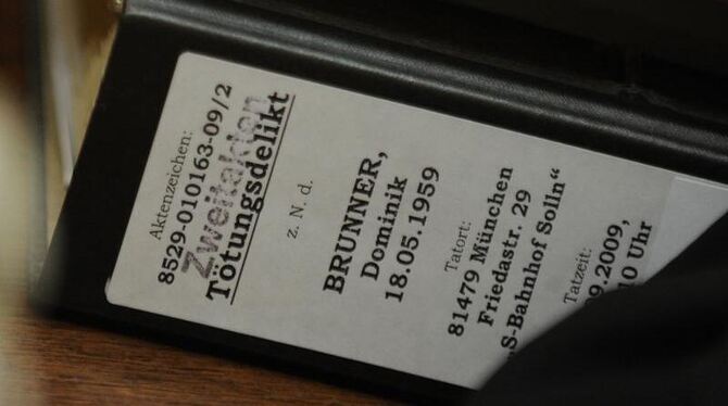 Akten der Staatsanwaltschaft zum Mordfall Brunner liegen im Landgericht in München.