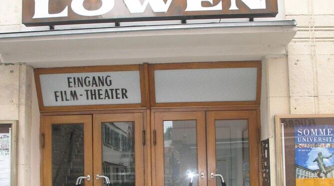 In das alte Kino Löwen zieht neues kulturelles Leben ein. GEA-FOTO: AL In das alte Kino Löwen zieht neues kulturelles Leben ein. GEA-FOTO: AL