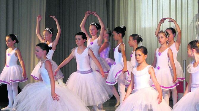 Ein zauberhaftes Tanzereignis präsentierten die Schülerinnen der Sonnenbühler Tanzfabrik in der ausverkauften Steinbühlhalle. FO