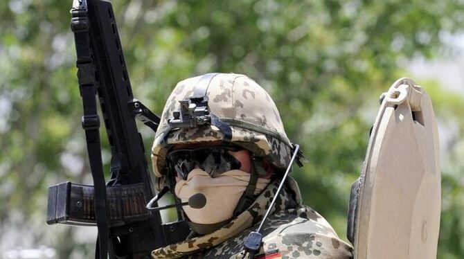 Bundeswehrsoldat in Afghanistan.