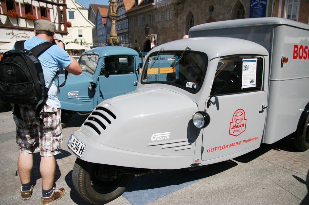 Oldtimertag auf dem Reutlinger Marktplatz August 2010