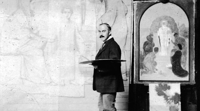 Hermann Anton Bantle gilt als der letzte deutsche Freskomaler. Die Stadt Gammertingen hat den größten Nachlass des 1872 in Straß Hermann Anton Bantle gilt als der letzte deutsche Freskomaler. Die Stadt Gammertingen hat den größten Nachlass des 1872 in Straß